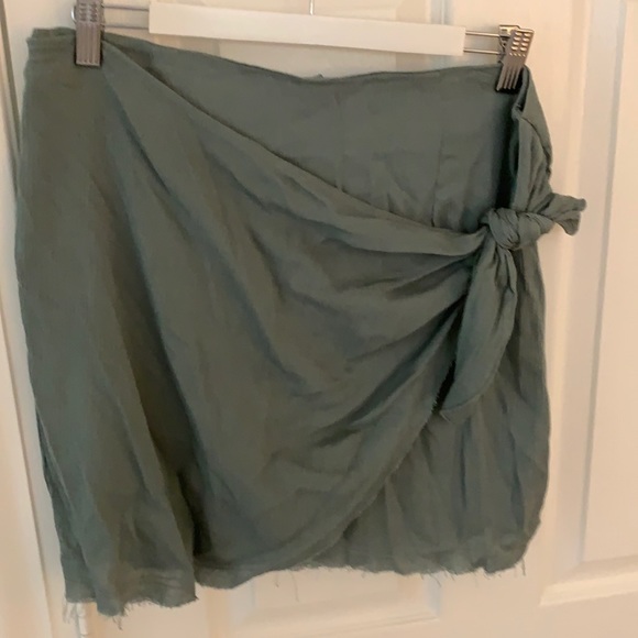 Sage Dresses & Skirts - Green Wrap Skirt